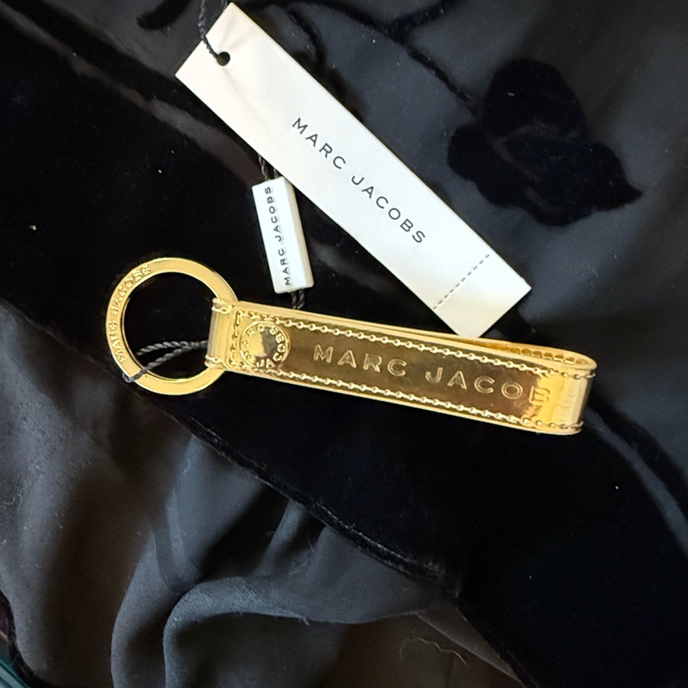 Marc Jacobs Shiny Gold Keyring